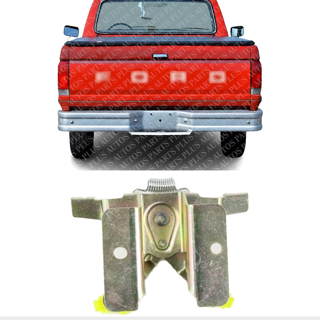 Rear Tail Gate Latch Direct Replacement Compatible with 1987-1997 Ford F-Series FO1911104 E7TZ9943170A
