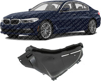 Front Section Fender Liner Left Driver Side Direct Replacement Compatible With 2017-2020 BMW 5-Series BM1250133 51718060031