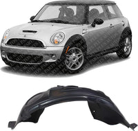 Front Fender Liner Left Driver Side Direct Replacement Compatible With 2002-2008 Mini Cooper MC1248101 51711486198