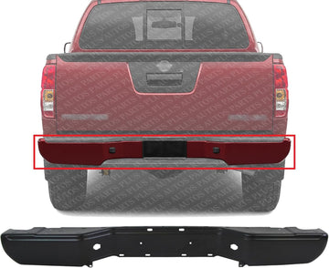 Rear Bumper Face Bar Only Primed Steel Direct Replacement Compatible With 2013-2021 Nissan Frontier NI1102154 850309BF1D-PFM