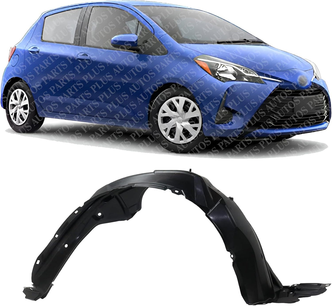 Front Fender Liner Right Passenger Side Direct Replacement Compatible With 2018-2019 Toyota Yaris TO1249221 538750D680