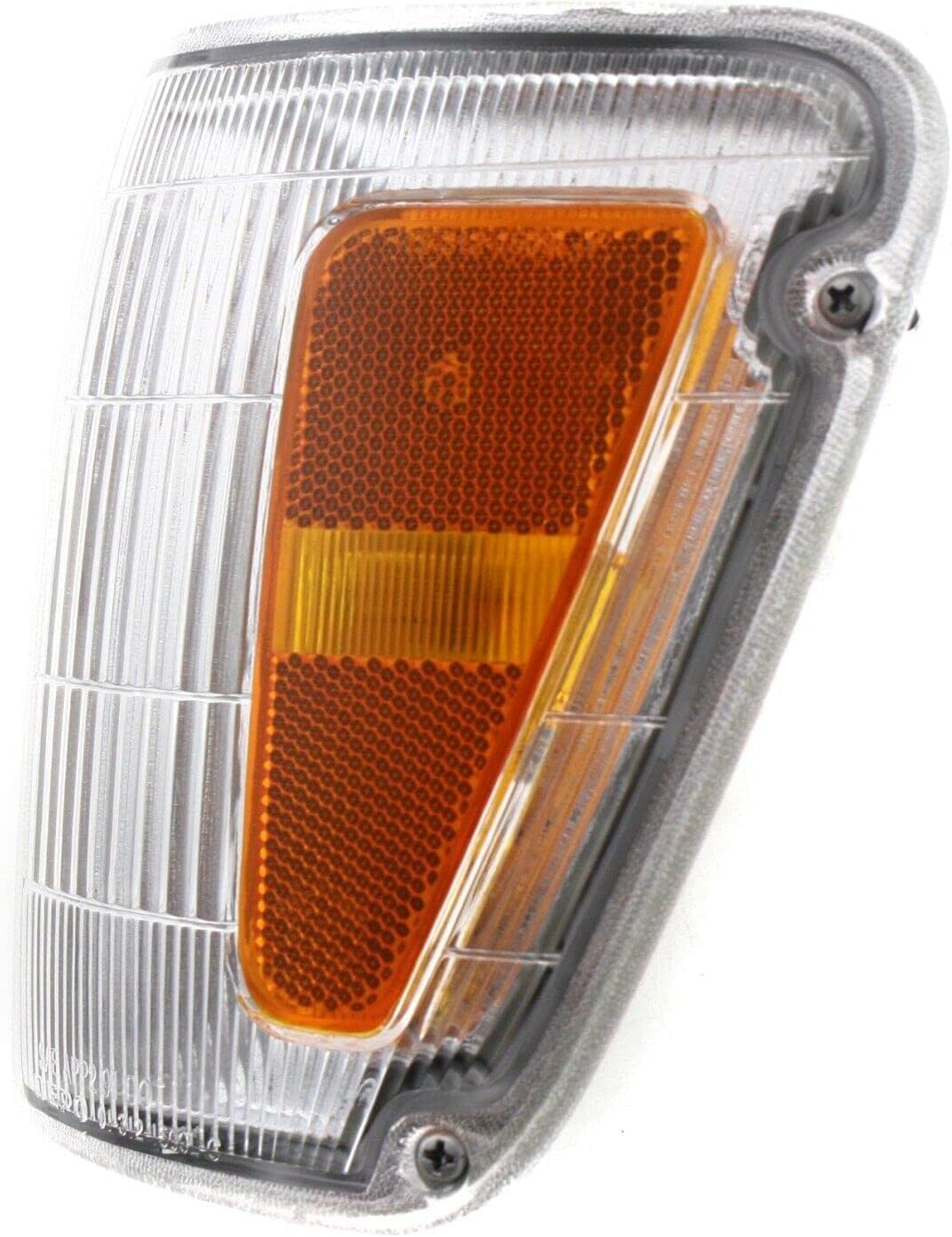 Set Of 2 Front Corner Light Assembly Plastic Left Driver & Right Passenger Side Direct Replacement Compatible With 1993-1998 Toyota T100 TO2521140 TO2520140 8161034010 8162034010