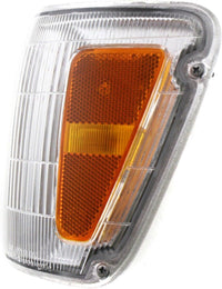 Set Of 2 Front Corner Light Assembly Plastic Left Driver & Right Passenger Side Direct Replacement Compatible With 1993-1998 Toyota T100 TO2521140 TO2520140 8161034010 8162034010
