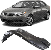 Front Fender Liner Left Driver Side Direct Replacement Compatible With 2010-2013 Kia Forte KI1248113 868111M000