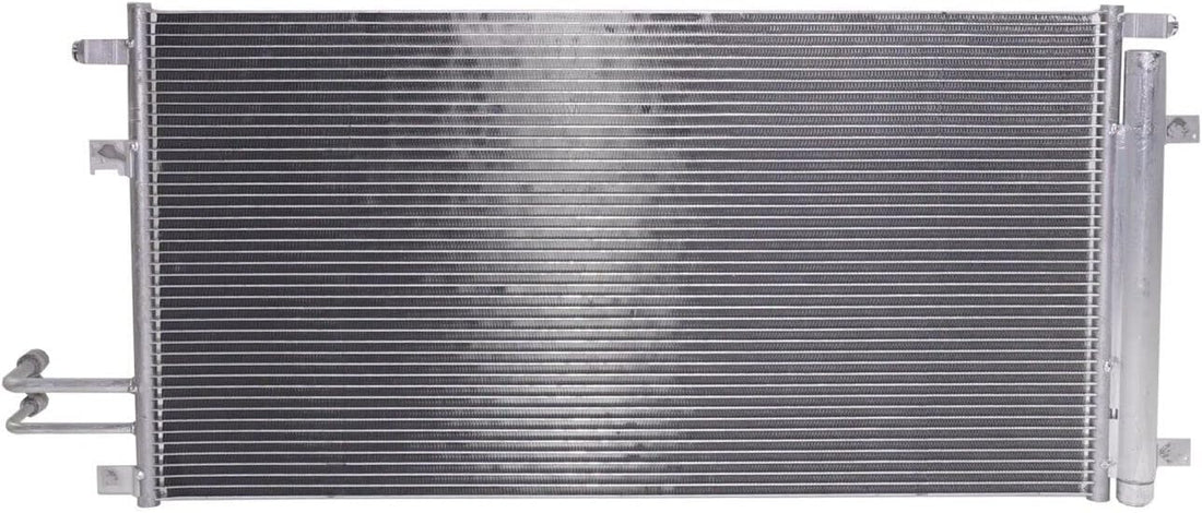 A/C Condenser Aluminum Core 5.3L 6.2L Gas/Flex Engines Direct Replacement Compatible With 2014-2019 Chevrolet Silverado/GMC Sierra 1500 GM3030306 84537373