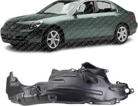 Front Fender Liner Rear Section Left Driver Side Direct Replacement Compatible With 2003-2004 Infiniti G35 IN1248103 63843AL500