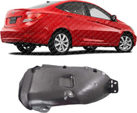 Rear Fender Liner Right Passenger Side Direct Replacement Compatible With 2012-2017 Hyundai Accent HY1763104 868221R000