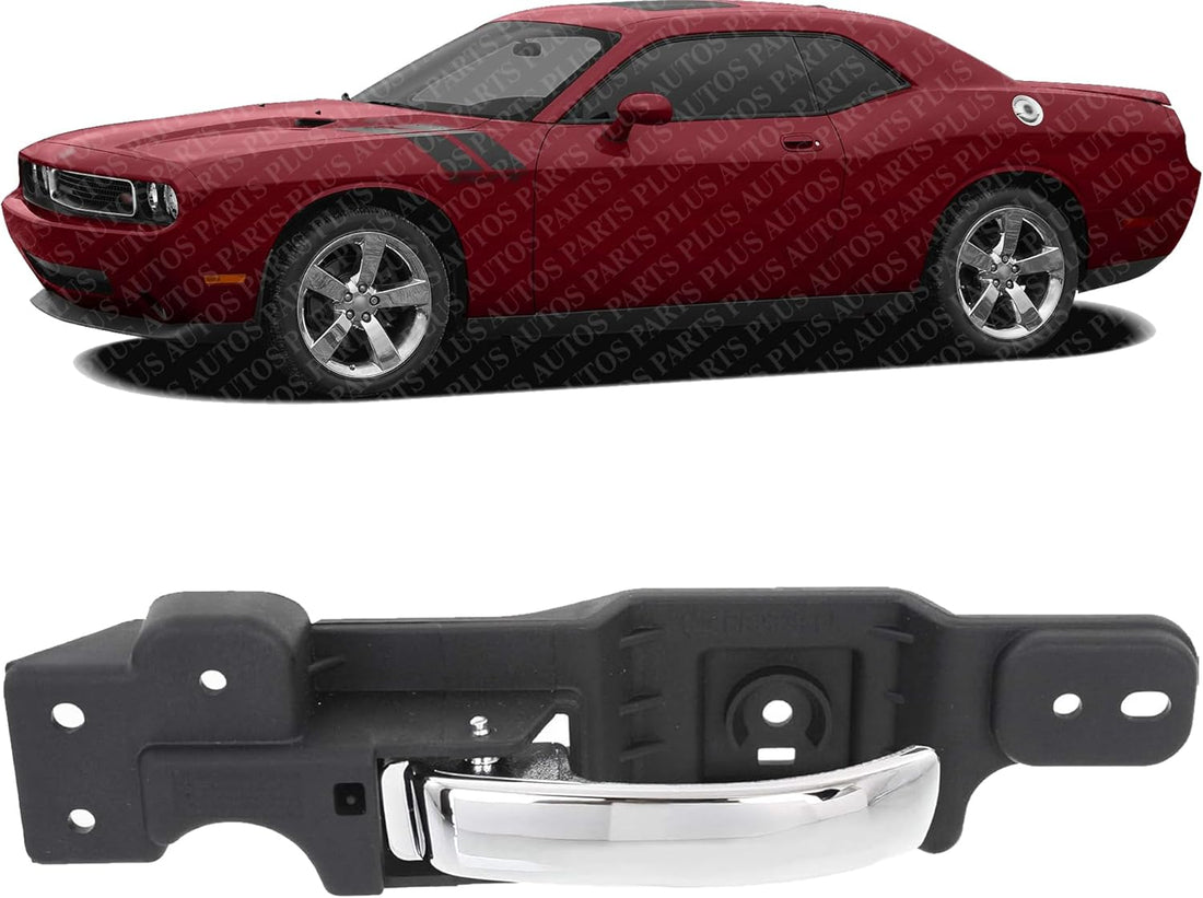 Front Interior Door Handel Left Driver Side Direct Replacement Compatible with 2008-2014 Dodge Challenger CH1352152 1MV571DVAA