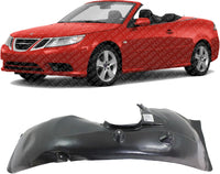 Front Fender Liner Left Driver Side Direct Replacement Compatible With 2003-2010 Saab 9-3 SB1248103 12786020