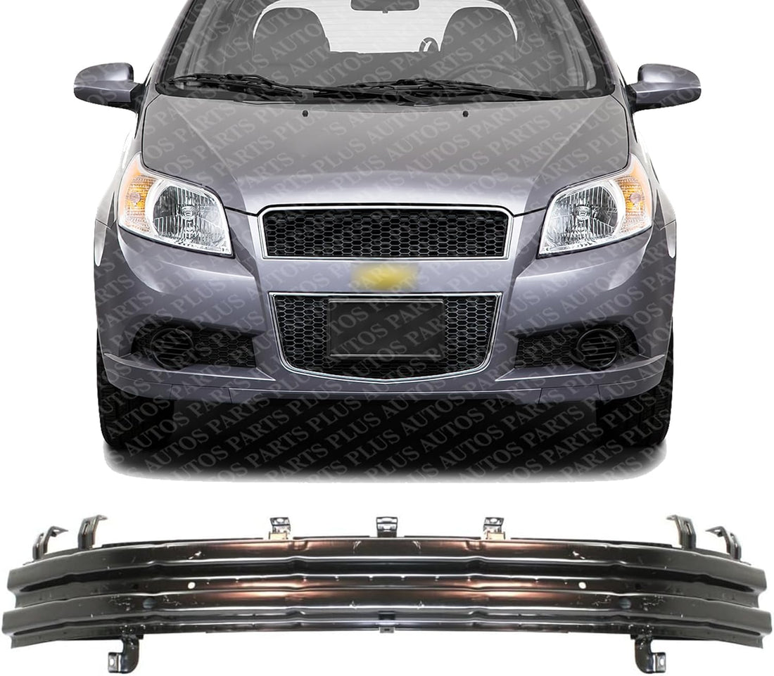 Front Bumper Reinforcement Steel Direct Replacement Compatible With 2007-2011 Chevrolet Aveo GM1006649 96648627
