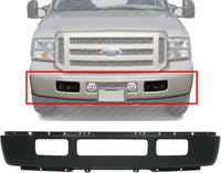 Front Bumper Primed Steel Without Fender Flare Holes Direct Replacement Compatible With 2005-2007 Ford-F-Series Super Duty FO1002393 5C3Z17757CAA