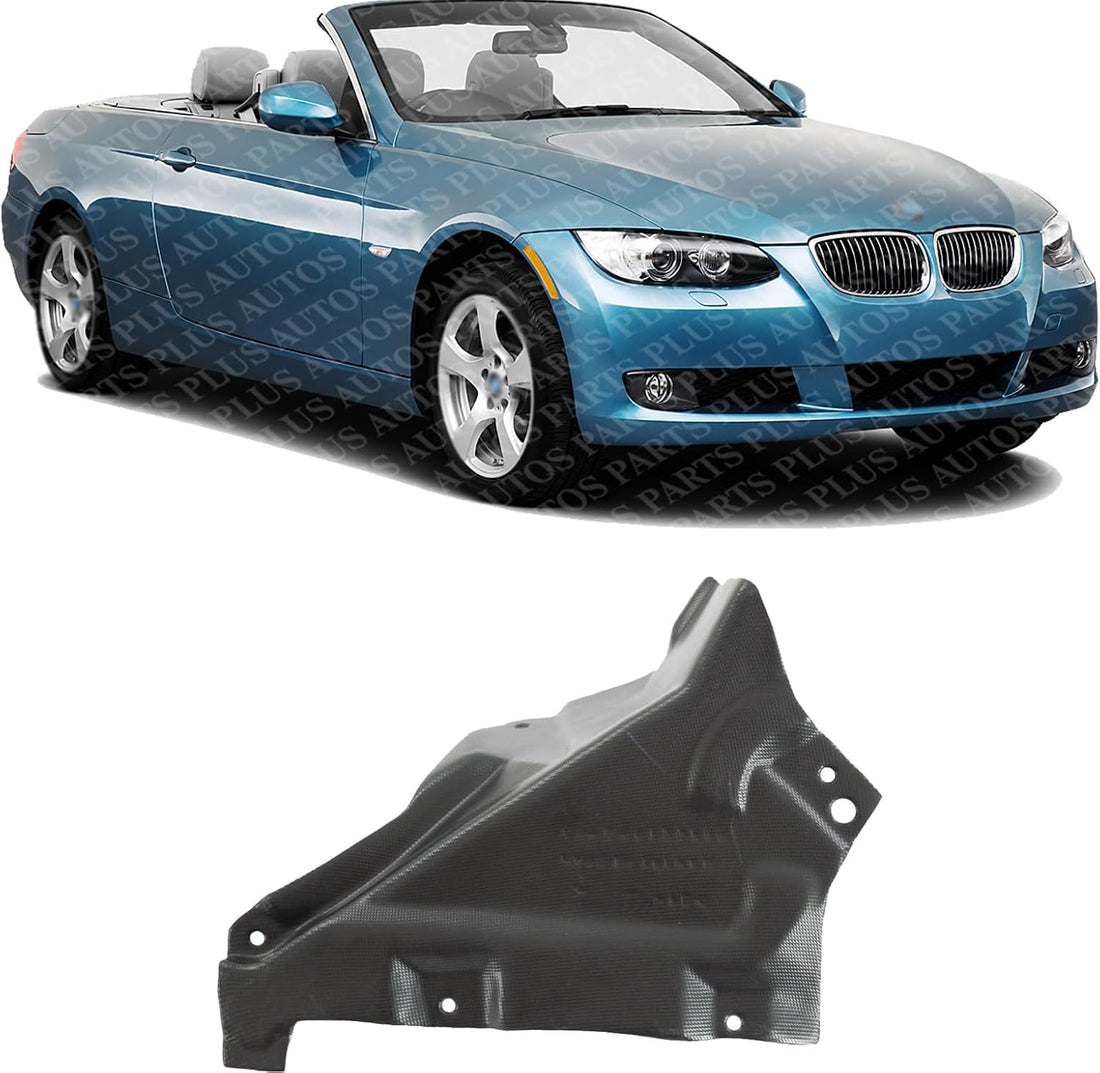 Front Fender Liner Rear Section Right Passenger Side Direct Replacement Compatible With 2007-2013 BMW 3-Series BM1249135 51717159190