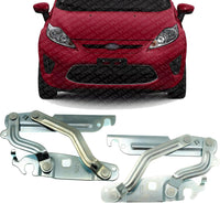 Set of 2 Front Hood Hinge Steel Right Passenger & Left Driver Side Direct Replacement Compatible with 2011-2019 Ford Fiesta FO1236151 FO1236150 8A6Z16796A 8A6Z16797A