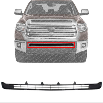 Front Bumper Grille Textured Direct Replacement Compatible With 2014-2021 Toyota Tundra TO1036147 531120C020