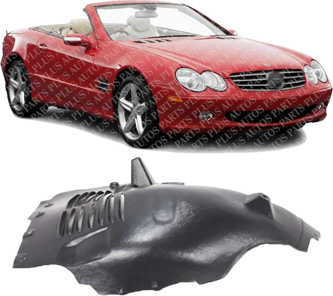Front Upper Section Fender Liner Right Passenger Side Direct Replacement Compatible With 2003-2006 Mercedes Benz SL-Class MB1249149 2306901430