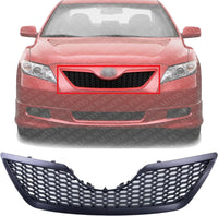 Front Grill Assembly Primed Shell And Insert Plastic Direct Replacement Compatible With 2007-2009 Toyota Camry TO1200291 5310106180C0