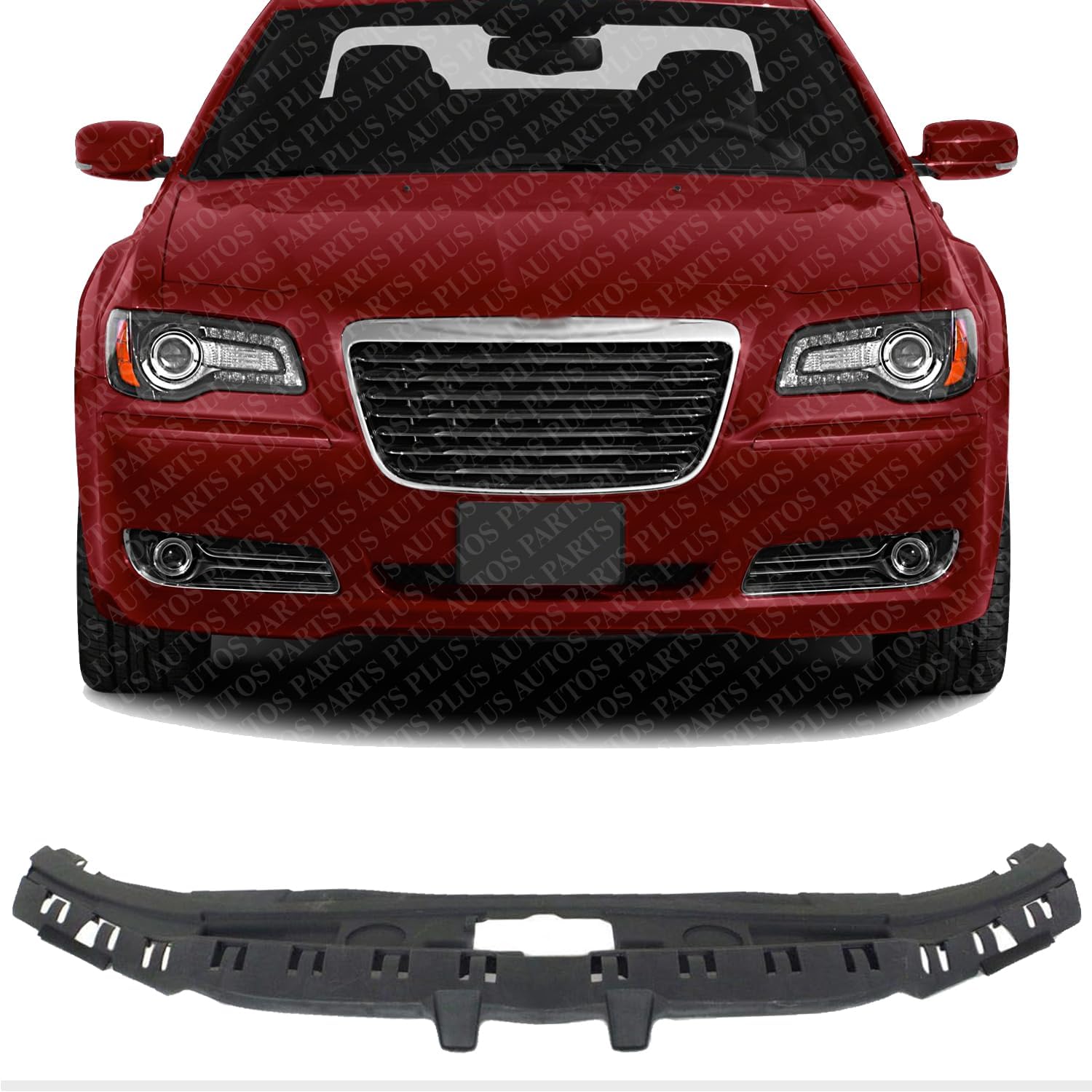 Front Radiator Support Cover Direct Replacement Compatible with 2011-2014 Chrysler 300 CH1224100 68127949AB