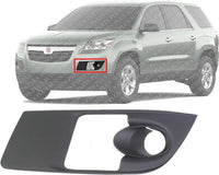 Front Fog Light Molding Primed Left Driver Side Direct Replacement Compatible With 2007-2010 Saturn Outlook GM1038107 15947965