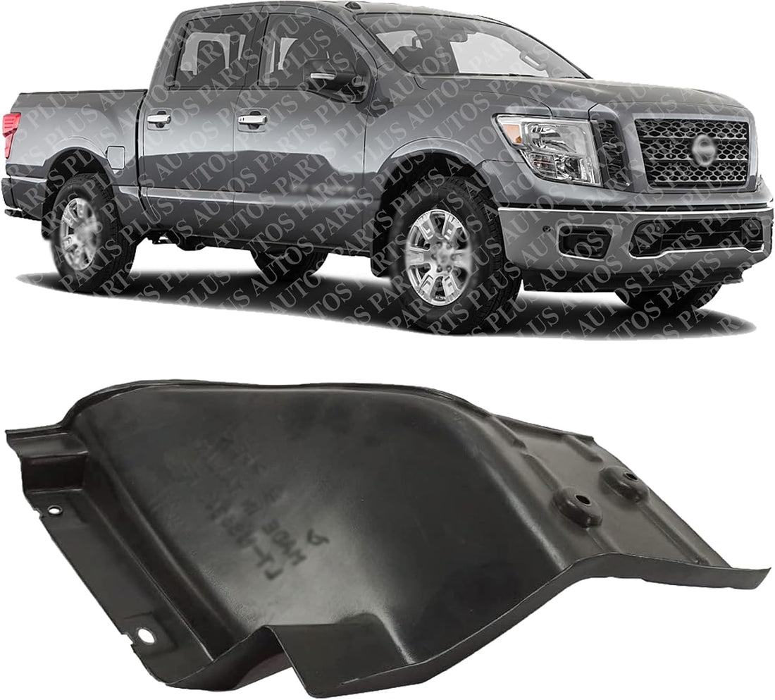Front Section Fender Liner Right Passenger Side Direct Replacement Compatible With 2016-2021 Nissan Titan XD NI1249171 63844EZ00A