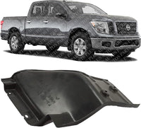 Front Section Fender Liner Right Passenger Side Direct Replacement Compatible With 2016-2021 Nissan Titan XD NI1249171 63844EZ00A