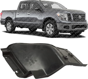 Front Section Fender Liner Right Passenger Side Direct Replacement Compatible With 2016-2021 Nissan Titan XD NI1249171 63844EZ00A