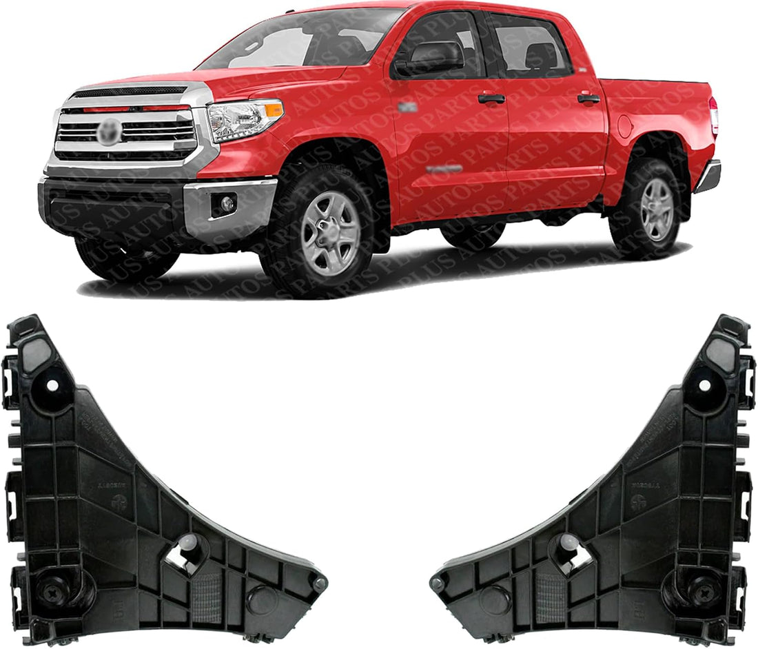 Set Of 2 Front Fender Support Bracket Right Passenger & Left Driver Side Direct Replacement Compatible With 2014-2021 Toyota Tundra TO1245106 TO1244106 521150C110 521160C110