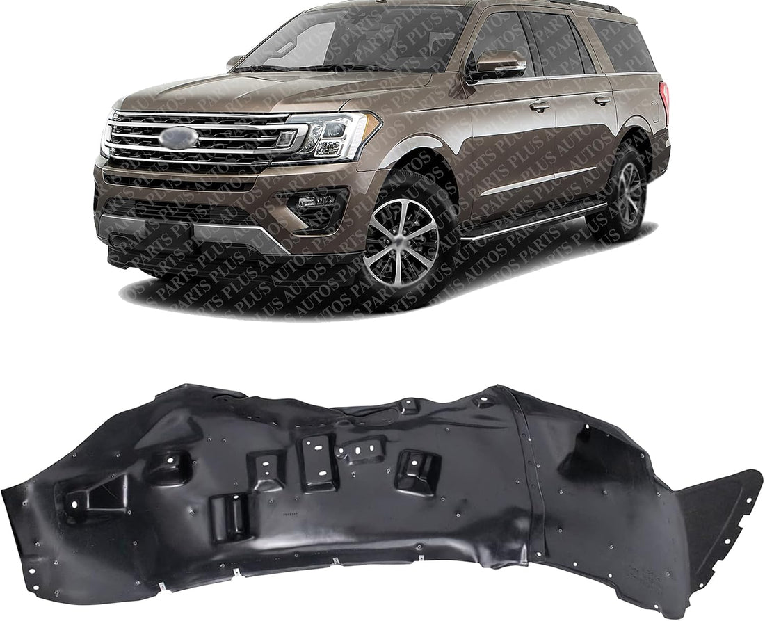 Front Fender Liner Left Driver Side Direct Replacement Compatible With 2018 Ford Expedition FO1248185 JL1Z16103B