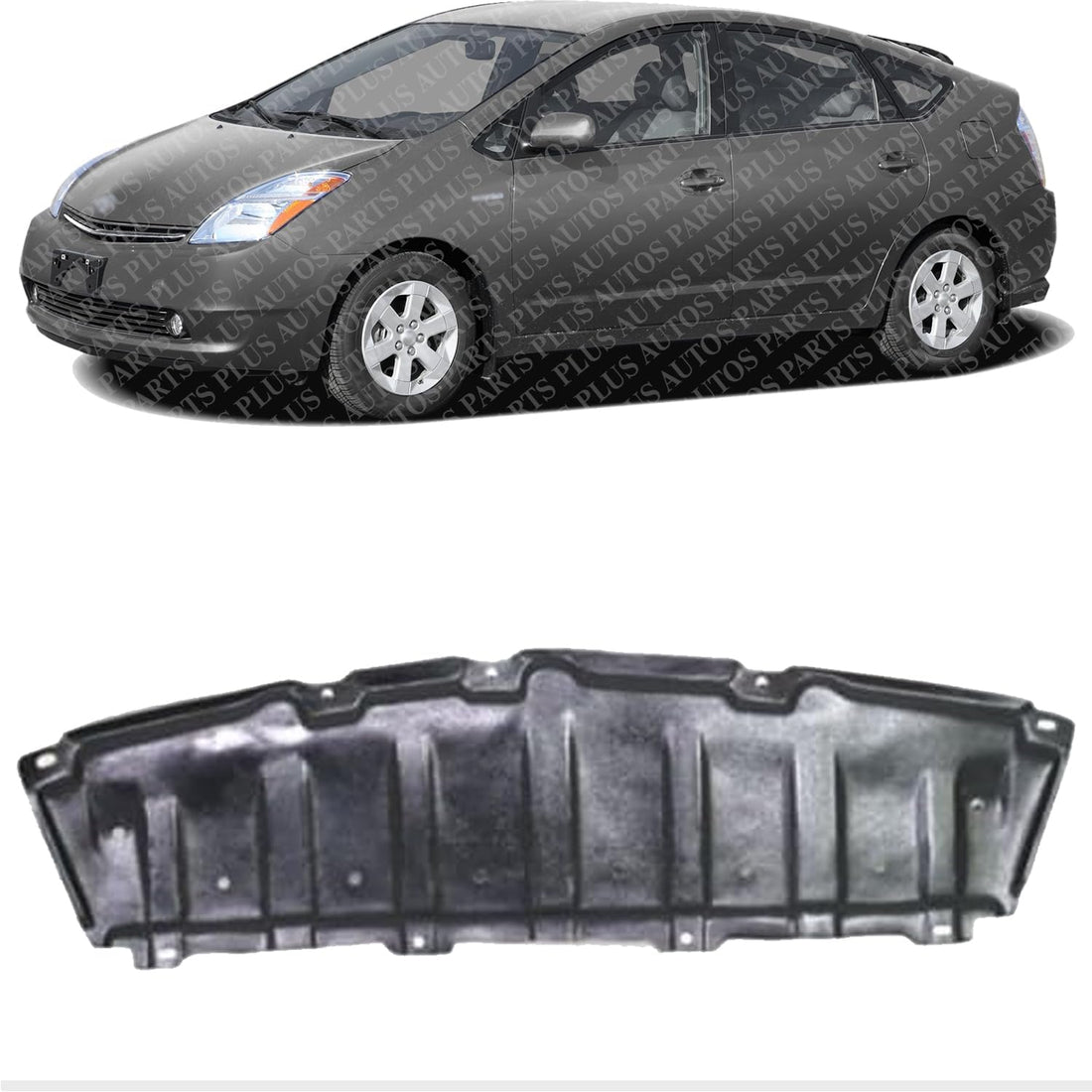 Front Engine Center Splash Shield Under Cover Direct Replacement Compatible with 2004-2009 Toyota Prius TO1228141 5144747010