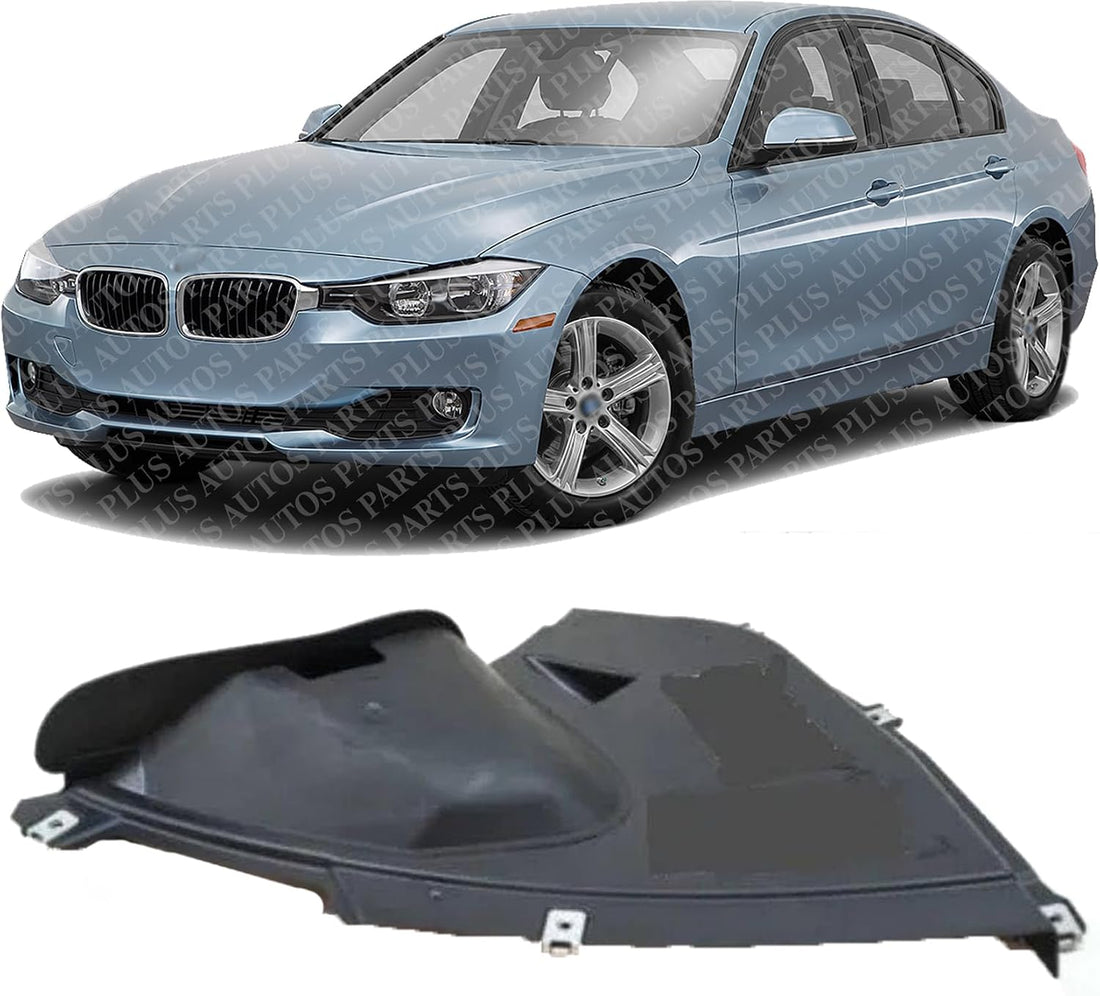 Front Section Fender Liner Left Driver Side Direct Replacement Compatible With 2014-2019 BMW 3-Series BM1250135 51717294931