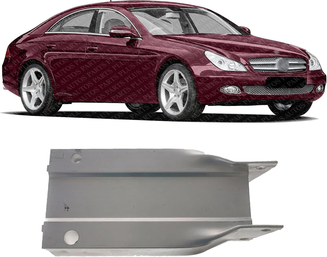 Front Bumper Crossmember Reinforcement Bracket Aluminum Right Passenger Side Direct Replacement Compatible With 2008-2015 Mercedes Benz C-Class MB1073101 2046200995
