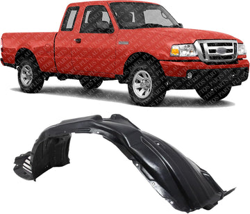 Front Fender Liner Right Passenger Side Direct Replacement Compatible With 1998-2011 Ford Ranger FO1249109 4L5Z16054AA