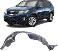 Front Fender Liner Left Driver Side Direct Replacement Compatible With 2014-2015 Kia Sorento KI1248138 868101U500