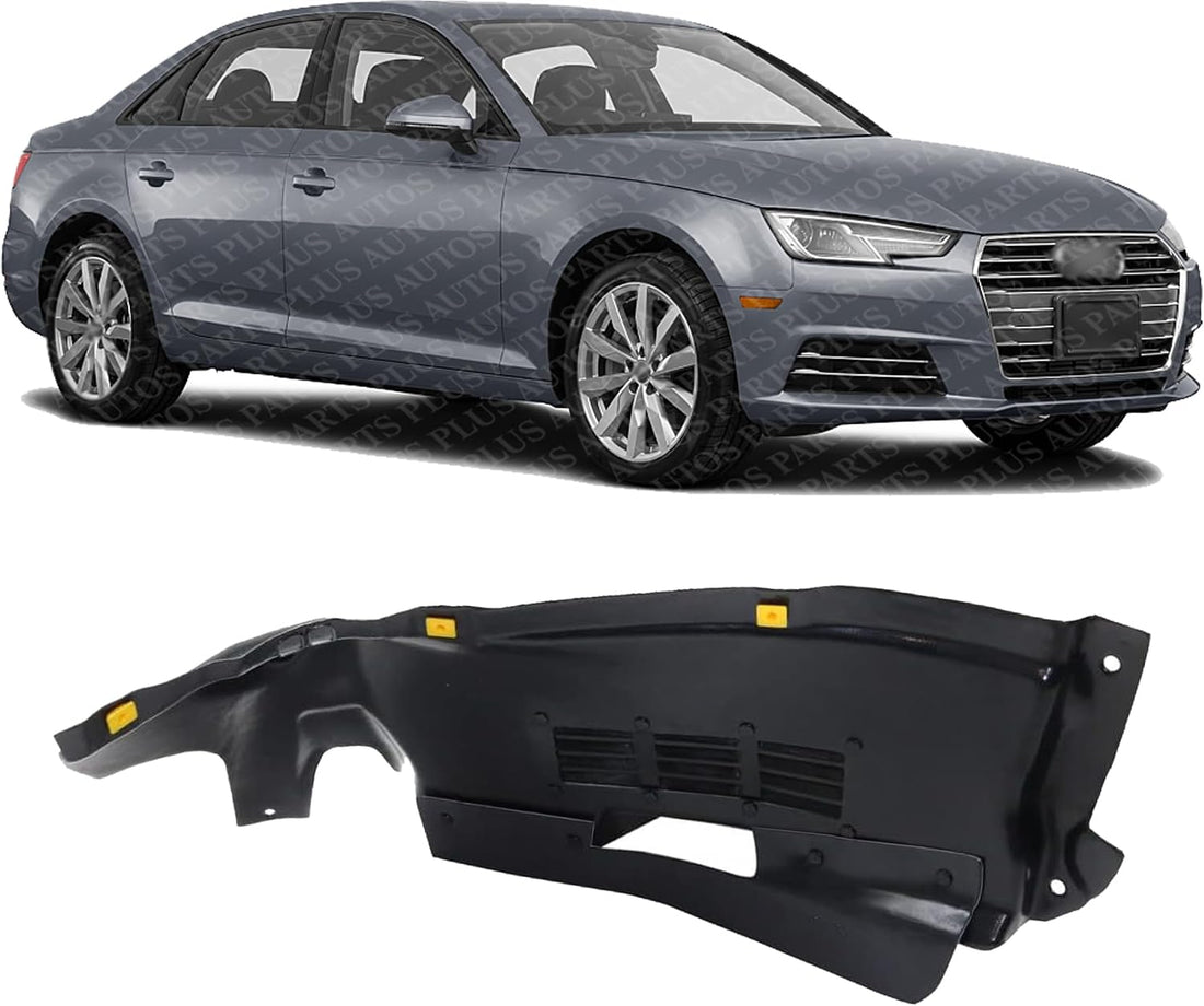 Front Section Fender Liner Right Passenger Side Direct Replacement Compatible With 2017-2018 Audi A4 AU1249135 8W0853888C-PFM