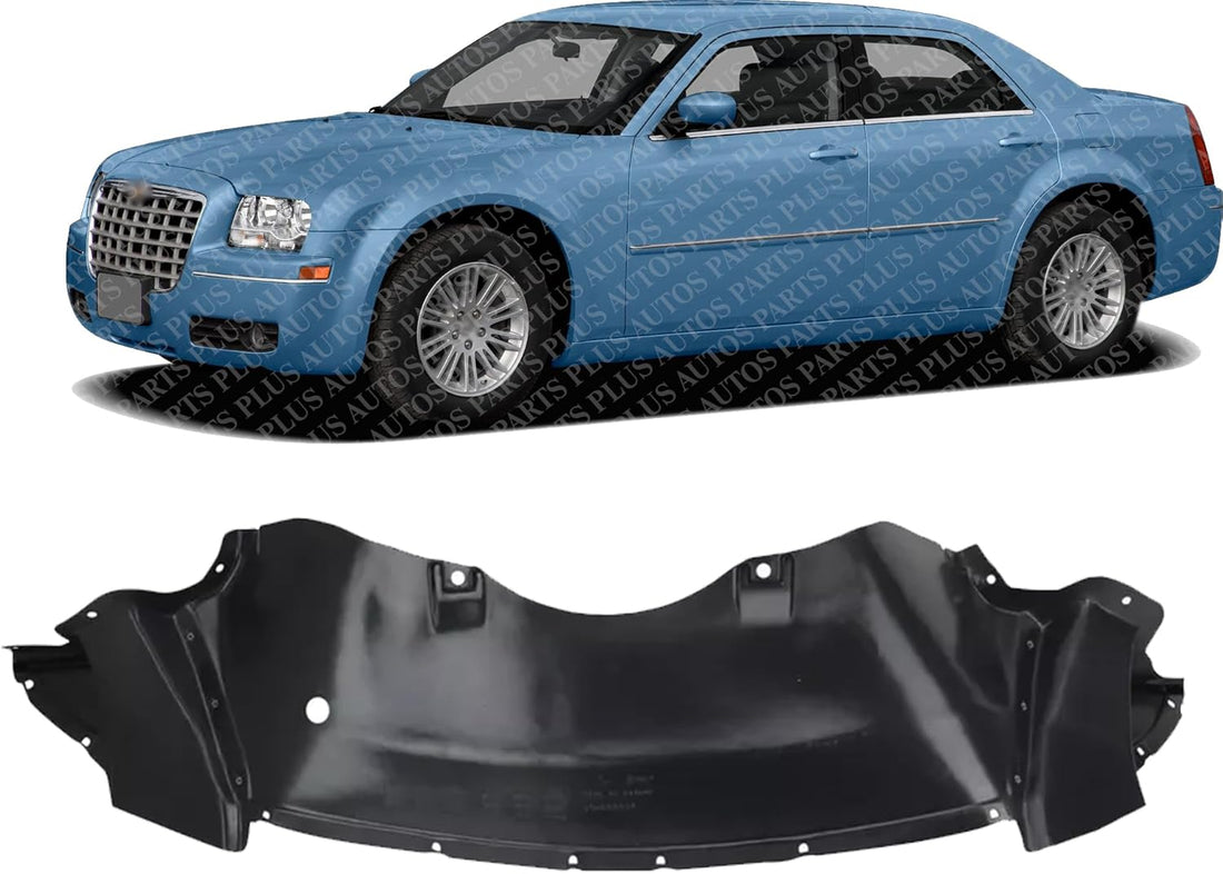 Front Engine Splash Shield Under Cover Direct Replacement Compatible with 2005-2008 Dodge Magnum / 2005-2010 Chrysler 300/2007-2010 Charger CH1228104 4806175AE