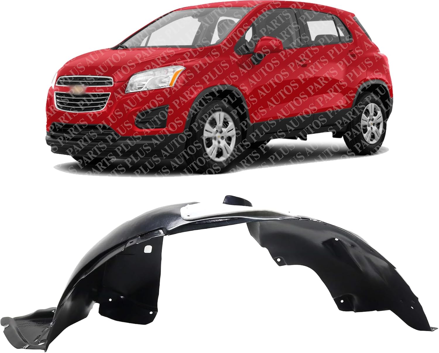Front Fender Liner Left Driver Side Direct Replacement Compatible With 2013-2016 Chevrolet Trax GM1248286 95142651