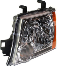 Set Of 2 Front Head Light Assembly Left Driver & Right Passenger Side Direct Replacement Compatible With 2005-2015 Nissan Xterra NI2502161 NI2503161 26060EA025 26010EA025