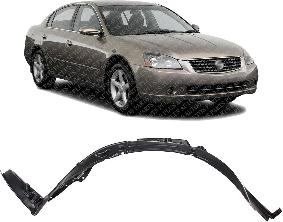 Front Fender Liner Right Passenger Side Direct Replacement Compatible With 2006 Nissan Altima NI1249115 63842ZB700