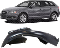 Front Fender Liner Rear Section Left Driver Side Direct Replacement Compatible With 2006-2013 Audi A3 AU1250102 8P0821171G