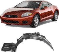 Front Fender Liner Left Driver Side Direct Replacement Compatible With 2007-2012 Mitsubishi Eclipse MI1250107 5370A773