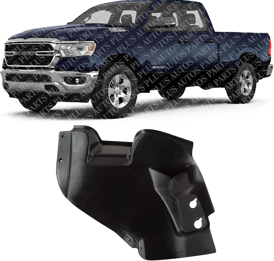 Front Section Fender Liner Left Driver Side Direct Replacement Compatible With 2019-2024 Ram 1500 CH1248207 68275909AA