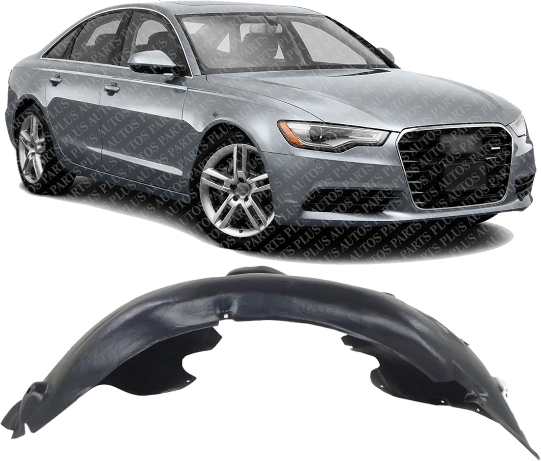Front Fender Liner Rear Section Right Passenger Side Direct Replacement Compatible With 2012-2017 Audi A6 / S6 AU1249132 4G0821134D