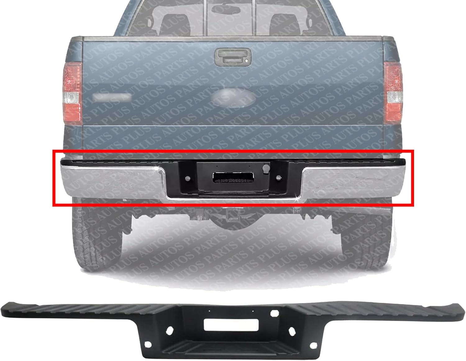 Rear Bumper Step Pad Direct Replacement Compatible With 2004-2008 Ford F-150 FO1191123 7L3Z17B807D