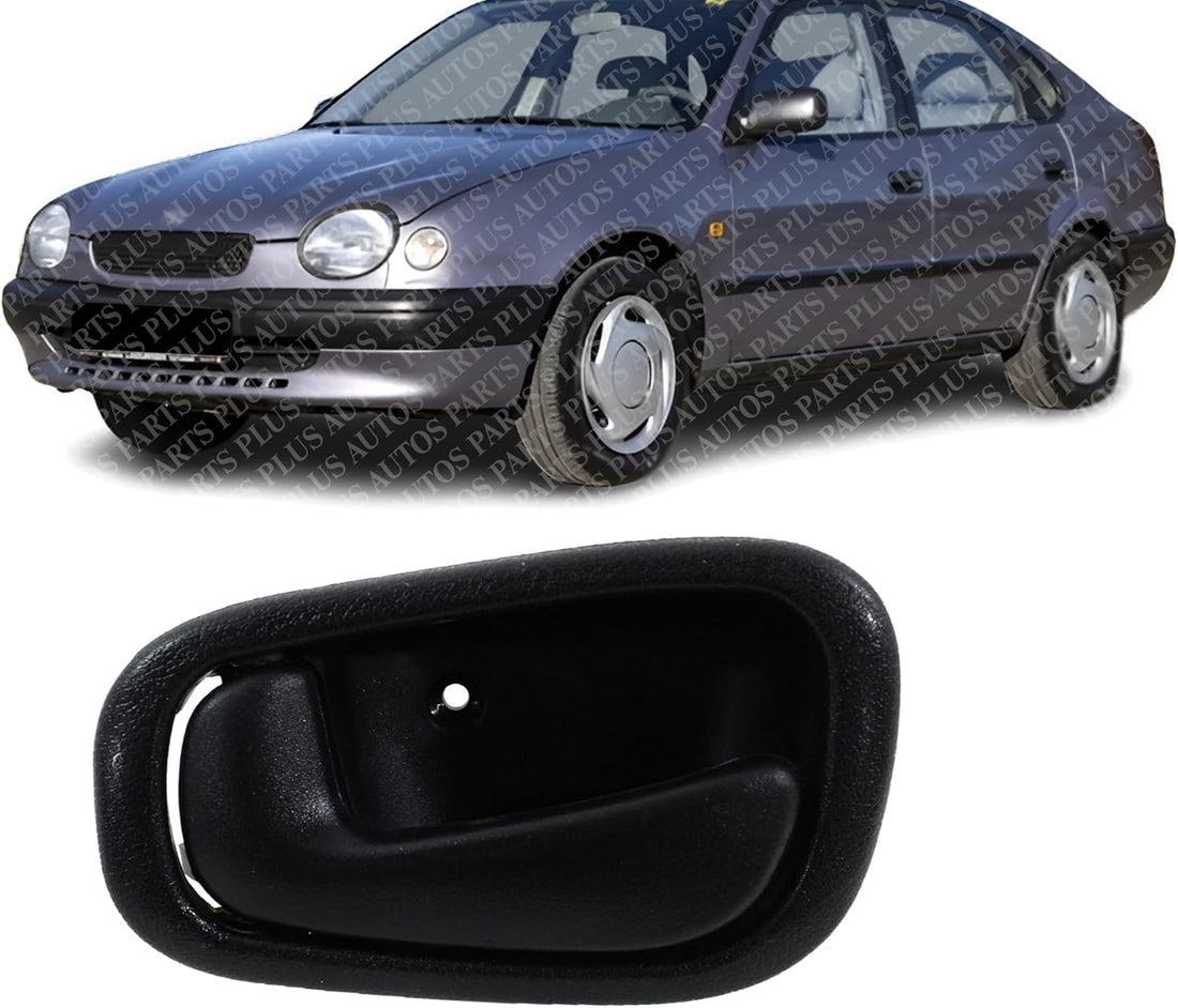 Front Or Rear Interior Door Handle Left Driver Side Direct Replacement Compatible with 1998-2002 Toyota Corolla/Chevrolet Prizm TO1352141 6920602050C0