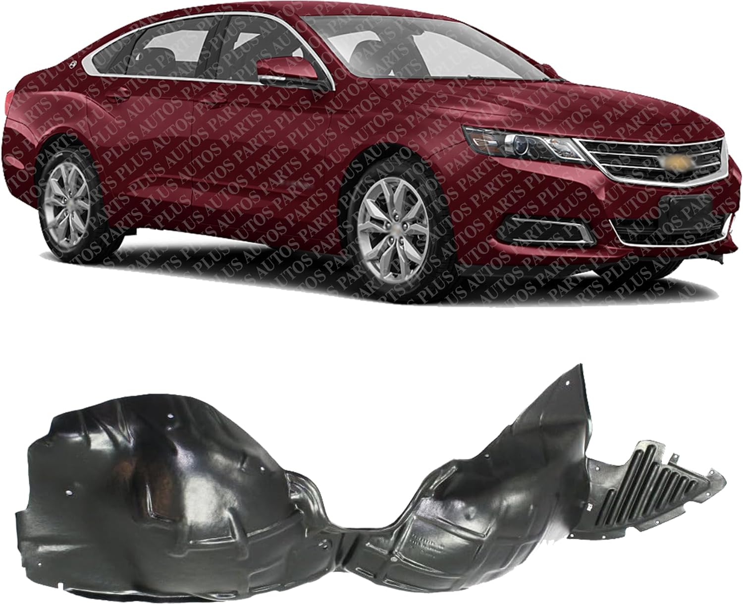 Front Fender Liner Right Passenger Side Direct Replacement Compatible With 2014-2020 Chevrolet Impala / 2014 Eco GM1249238 84204442-PFM