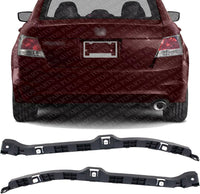 Set of 2 Rear Bumper Cover Spacer Bracket Plastic Right Passenger & Left Driver Side Direct Replacement Compatible with 2008-2012 Honda Accord HO1142104 HO1143104 71598TA0A00