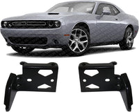 Set of 2 Front Bumper Bracket Right Passenger & Left Driver Side Direct Replacement Compatible with 2015-2022 Dodge Challenger CH1066144 CH1067144 68174979AA 68174978AA