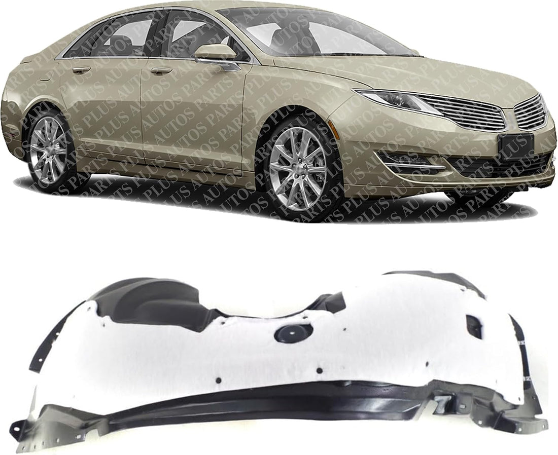 Front Fender Liner Right Passenger Side Direct Replacement Compatible With 2013-2016 Lincoln MKZ FO1249168 DP5Z16102A