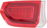 Tail Light Assembly Chrome Interior Right Passenger Side Direct Replacement Compatible With 2015-2022 Chrysler 300 CH2801213 68400290AA