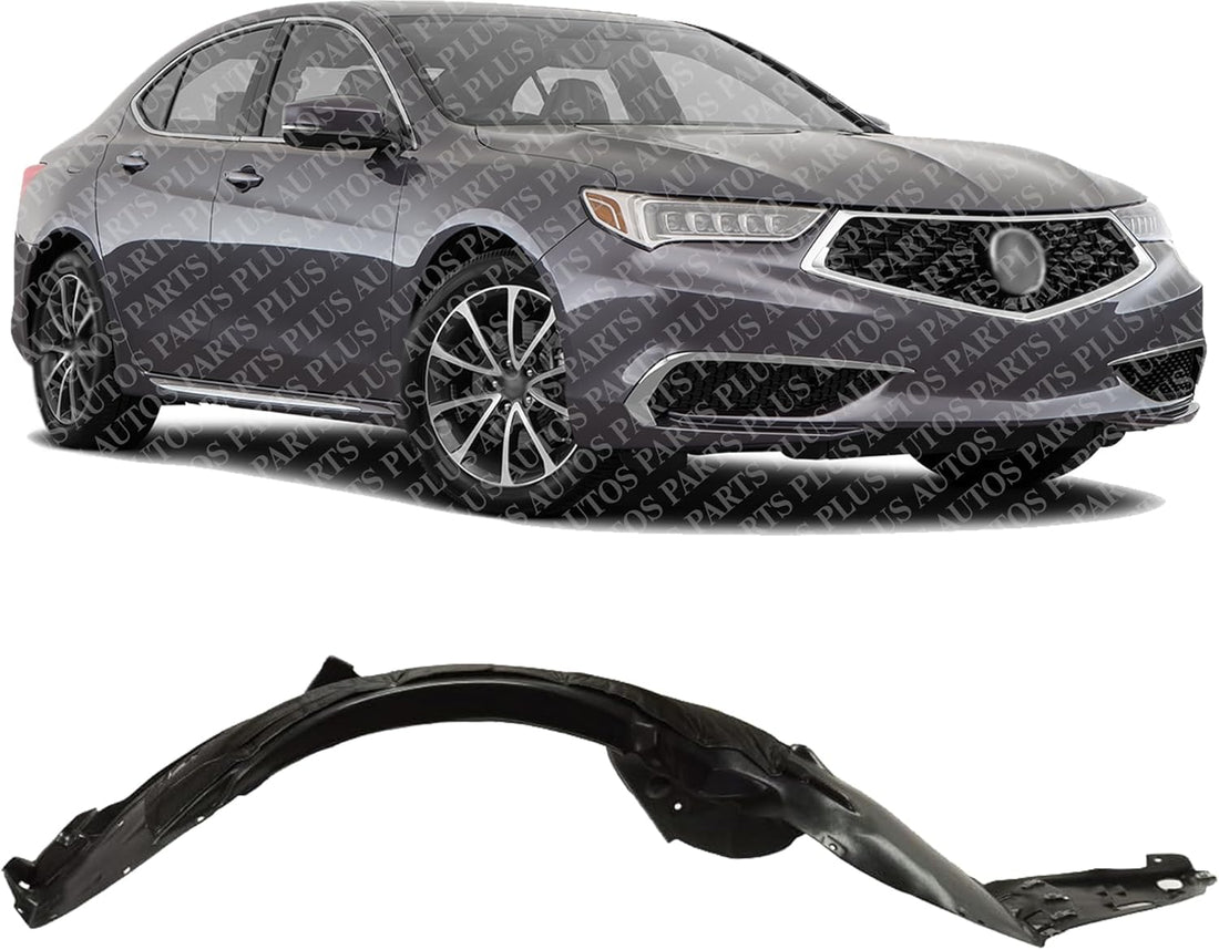 Front Fender Liner Right Passenger Side Direct Replacement Compatible with 2018-2020 Acura TLX AC1249138 74100TZ3A01