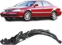 Front Fender Liner Left Driver Side Direct Replacement Compatible With 1999-2001 Acura TL AC1248106 74151S0KA00